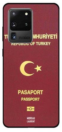 Skin Case Cover -for Samsung Galaxy S20 Ultra Turkey Passport Turkey Passport