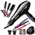 Canye Blow Dry Hair Dryer - Black With Accessories, Combs & Flat Iron - Full Set.