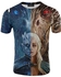 GulfDealz Unisex 3D Print Game of Thrones Mother of Dragons T-Shirt - Multi color (68 cm)