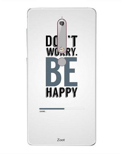 Skin Case Cover -for Nokia 6(2018) Don't Worry Be Happy Don't Worry Be Happy