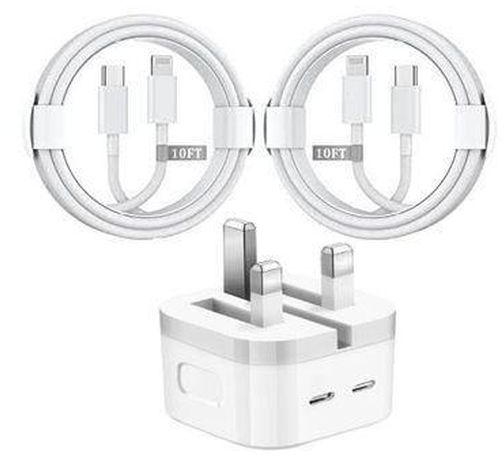 Apple iPhone 12 pro 35W Dual USB-C Port Power Adapter & 1m Cable