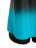 Plus Size Ombre Print Backless Cami Boyleg Modest Tankini Swimwear - 5x