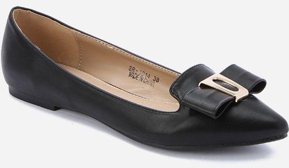 Shoe Room Pointed Shoes - Black
