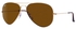 Ray-Ban Unisex Aviator Sunglasses- Gold/Brown Lens