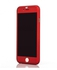 iPaky iPhone 6/6s - iPaky 360 Full Protection Cover with Glass Screen Protector – Red