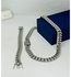 Silver Chain And Bracelet For Men