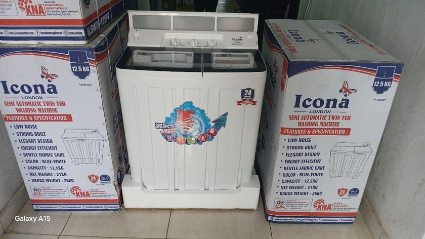 ICONA Washing Machine Twin Tub 12.5kg