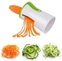 1pc Portable Spiral Funnel Vegetable Grater ABS+Stainless Steel Carrot Cucumber Slicer Chopper Vegetable Spiral Blade Cutter（Light Green）..