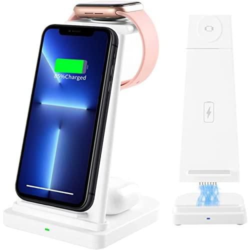3 in 1 Wireless Charging Station for Apple, iWatch Charger for Apple ...
