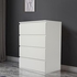 SUCXDZQ 4 Drawer Dresser for Bedrooms, Chest of Drawer, Clothes Closet Drawer Dressers Storage for Bedrooms, White