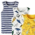 Fashion 3Pcs Baby Boys Quality Pure Cotton Vests / Tank Tops / Kids Sleeveless T-shirt