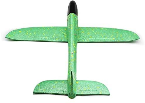 لعبة طائرة شراعية للرمي يدويا مصنوعة من الاسفنج بالقصور الذاتي، نموذج طائرة مقاومة للكسر للاطفال، 13467، مع ضمان لمدة عام للرضا والجودة