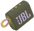 JBL GO3 Portable Bluetooth Speaker, Green