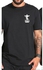 PK- ANCHOR DESIGN BLACK Polo T Shirt Round Neck MEN/Women