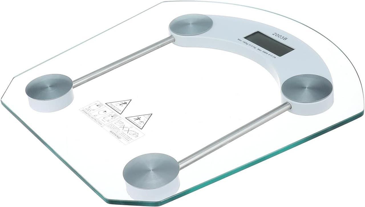 Get Glass Digital Scale, 180 Kg - Multicolor with best offers | Raneen.com