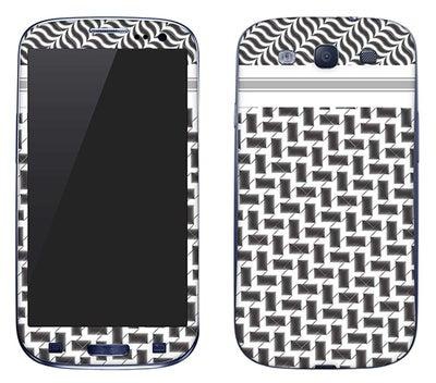 Vinyl Skin Decal For Samsung Galaxy S3 Shemag (Black)