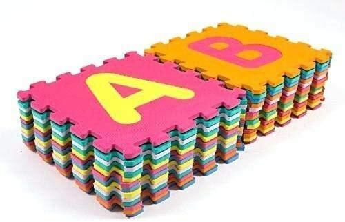 Rainbowtoy Alphabet Puzzles Mat rbw18801tb. Play mat Alphabets AZ Letters Alphabet Play Mat Foam for kids Activities.