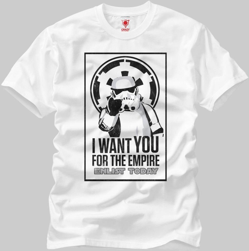 Star Wars I Want You Men T Shirt XL