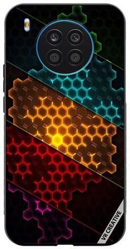 Protective Case Cover For Honor 50 Lite Design Multicolour