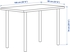 LINNMON / ADILS طاولة - أبيض ‎100x60 سم‏
