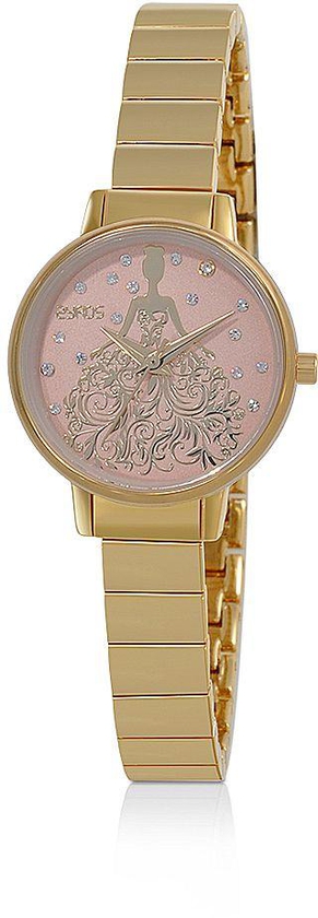 Zyros Analog Watch For Women - Stainless Steel , Gold - ZY328L010144