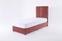 PAN Home Home Furnishings Polina Single Bed Velvet 120x200 Pink