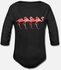 Flamingos Organic Long Sleeve Baby Bodysuit_2