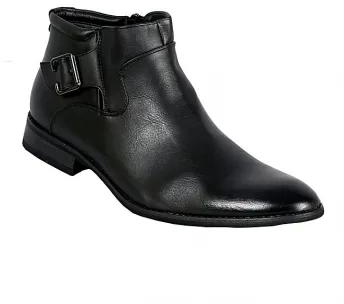 Smart Shoes Kenya Black Men's Official Leather Boots With Rubber sole black 40