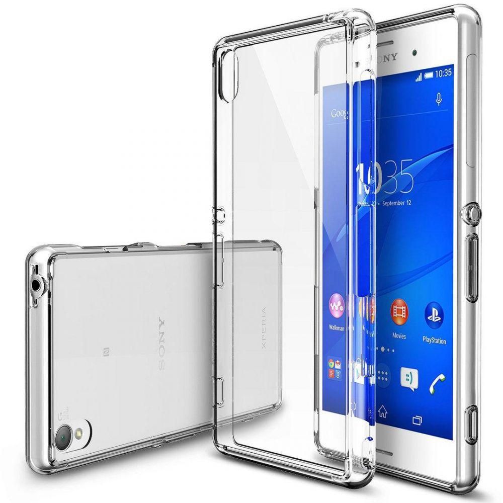 Margoun TPU jelly Shockproof Defender Scratch Proof Case Cover for Sony Xperia Z3 - White