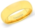 eora Tungsten Carbide Comfort Fit Domed High Polish Golden Men's Wedding Band Ring