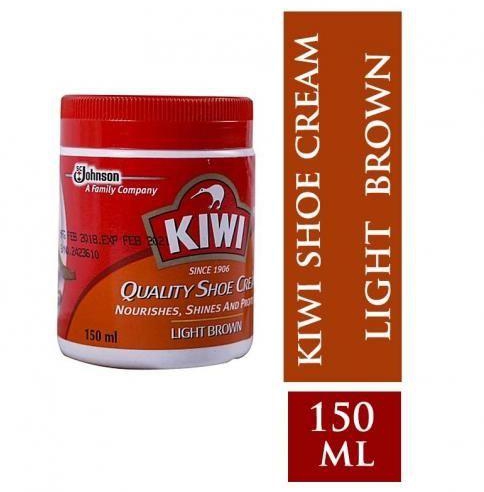 Kiwi Shoe Cream Light Brown - 150ml