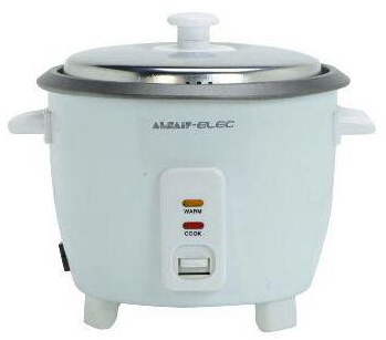 Alsaif Elec 2.5 Liter Stainless Steel Rice Cooker -