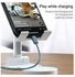 Foldable Mobile Phone And Tablet Holder White/Grey