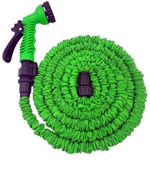 Expandable water X Hose, 60 meter, green color