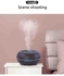 Humidifier Ultrasonic Aroma Cloud Aroma Diffuse Light 7 Color For Home Office - Wood Dark 500 Ml