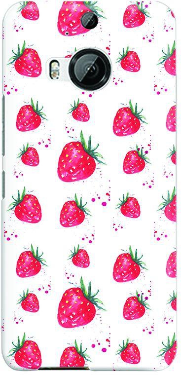 Stylizedd HTC One M9 Plus Slim Snap Case Cover Matte Finish - Dripping Strawberries
