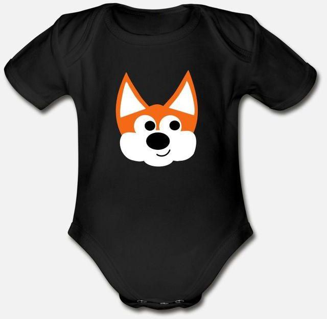 Fox Organic Short Sleeve Baby Bodysuit_2