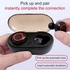 TWS Stereo Bluetooth In-Ear Headphones Black