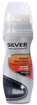 Silver Shoe Polish - Black