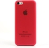0.3mm Ultra Slim Plastic Cover for iPhone 5C - Red
