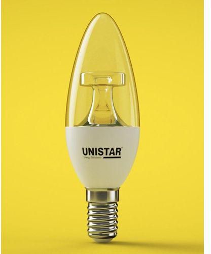 Unistar 5W/C LED Bulb C35 - Crystal Candle - White