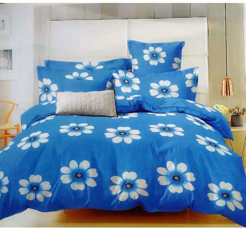 Floral Print Bedding Set - Duvet, Bedsheet & 4 Pillowcases