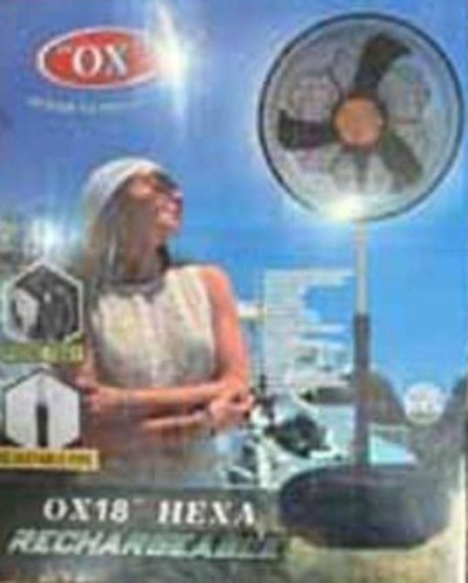 Ox Hexa 18" Rechargeable Standing Fan