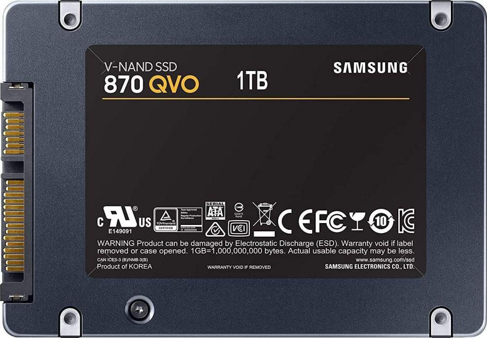 Samsung 1TB 870 QVO 2.5 inch Internal SSD - MZ-77Q1T0BW