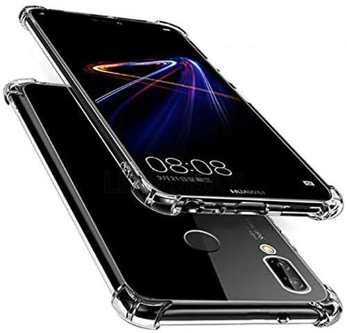 Huawei Honor 8X Anti-Burst KING KONG Armor Case Crystal Clear With Transparent Hard Plastic Back Plate and Soft TPU Gel Bumper