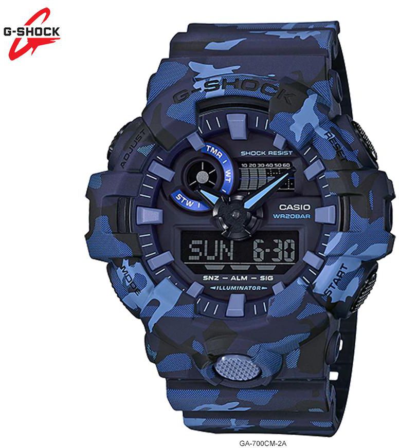 Casio G-shock GA-700CM Analog-Digital Watches 100% Original & New (3 Colors)