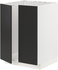METOD Base cabinet for sink + 2 doors - white/Nickebo matt anthracite 60x60 cm