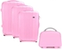 Troley Travel Bag by Star Line 70314 - 3Pcs with Beauty Case - pink