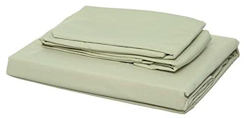 Al Maamoun Set Of Plain Bed Sheet, 1 Pillow, 2 Small Pillow - Grey