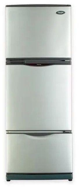 Toshiba GR-EFV45-SL No Frost 3 Doors Refrigerator - Silver - 340L